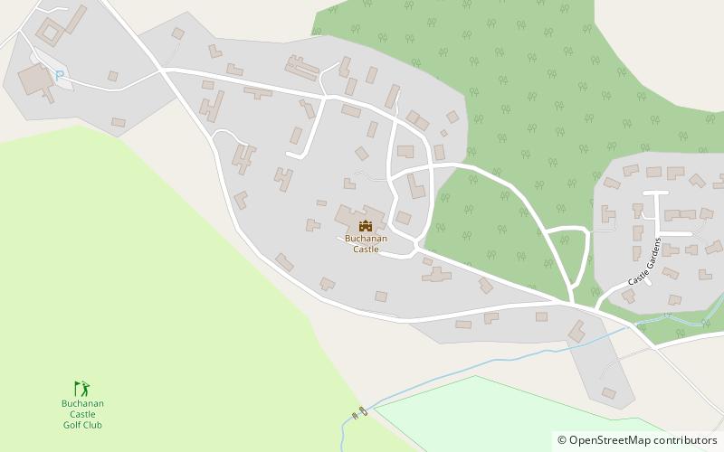 Buchanan Castle location map