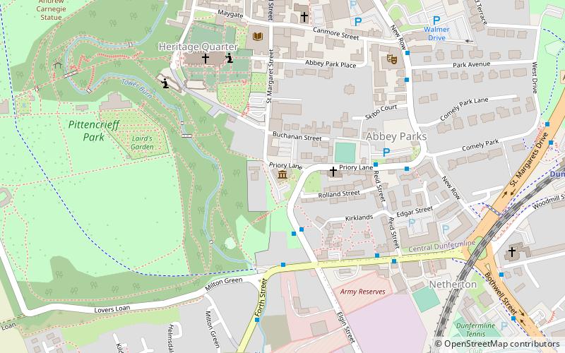 Andrew Carnegie Birthplace Museum location map