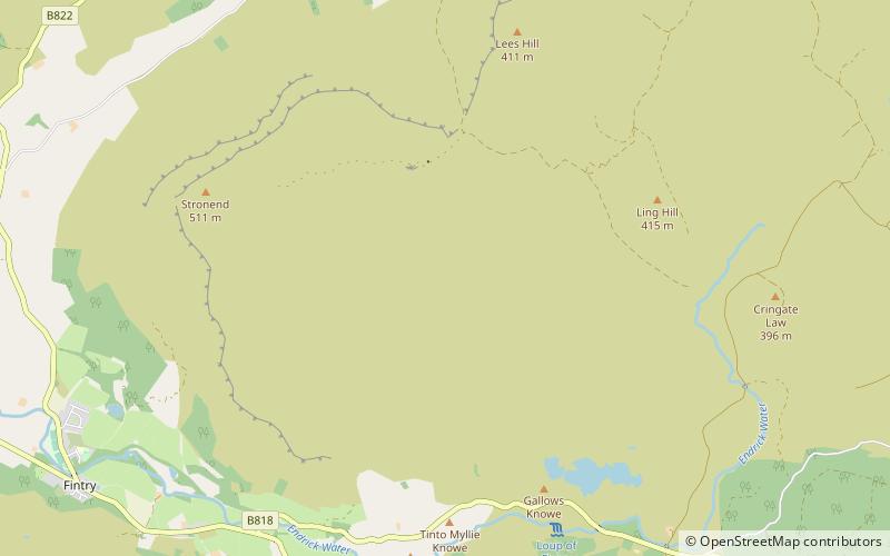 Fintry Hills location map