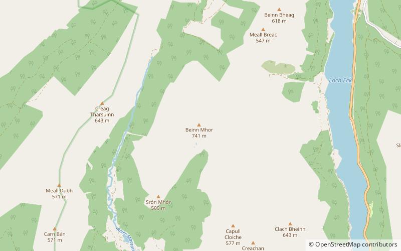 Beinn Mhòr location map