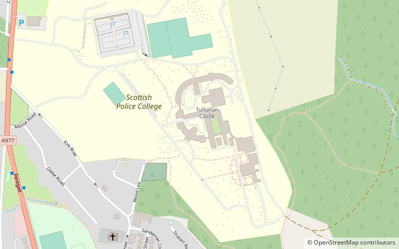 Tulliallan Castle location map