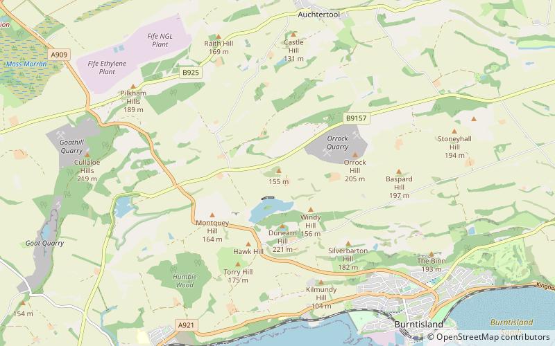 Knockdavie Castle location map
