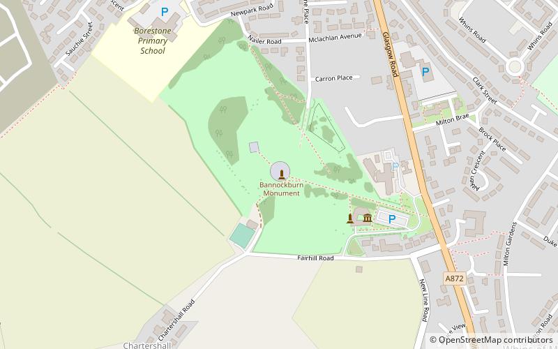 bannockburn stirling location map