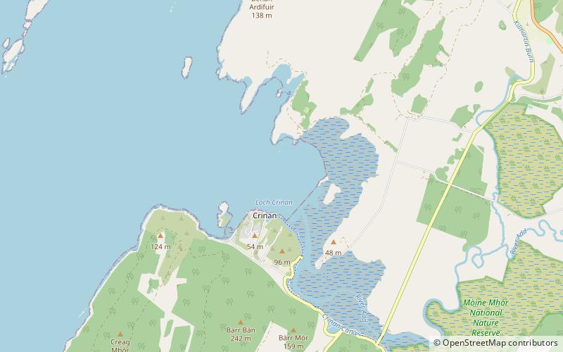 Loch Crinan location map
