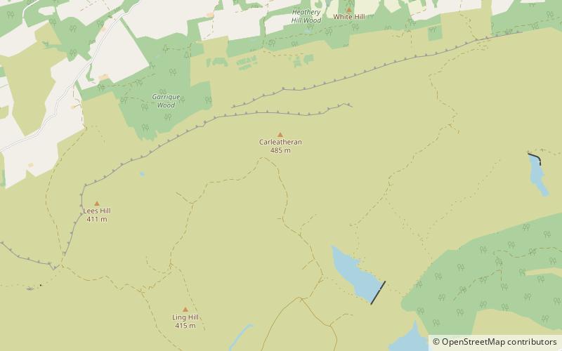 Gargunnock Hills location map