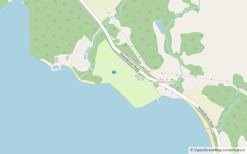 Milarrochy Bay location map