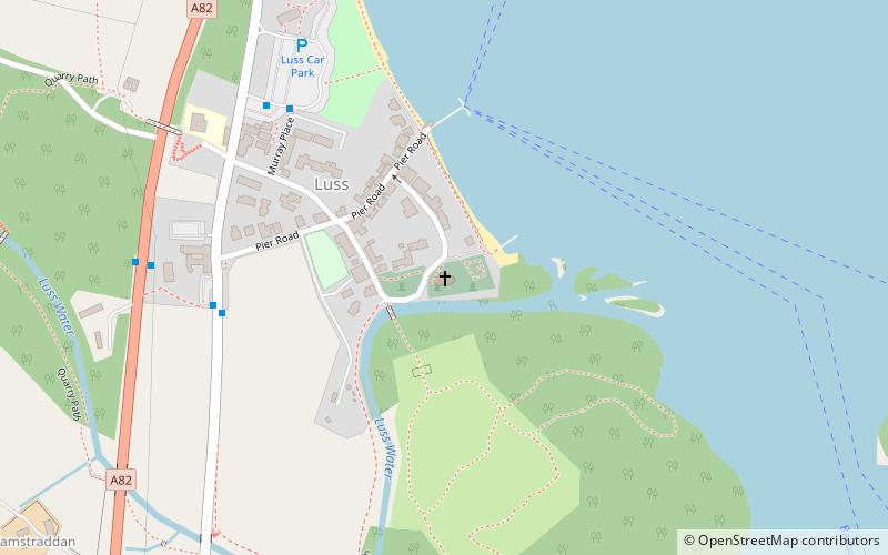 Luss Parish Church location map