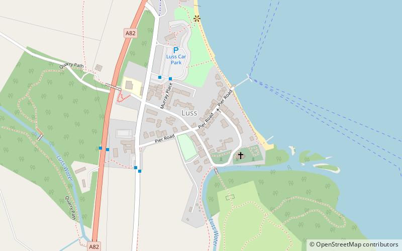 Luss Pier location map