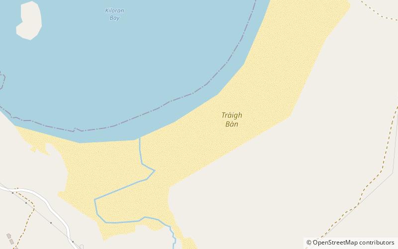 Kiloran Beach location map