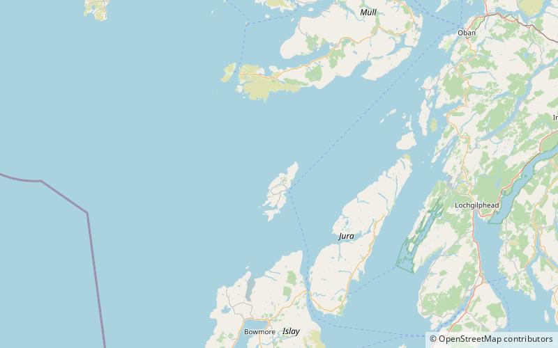 dun uragaig colonsay location map