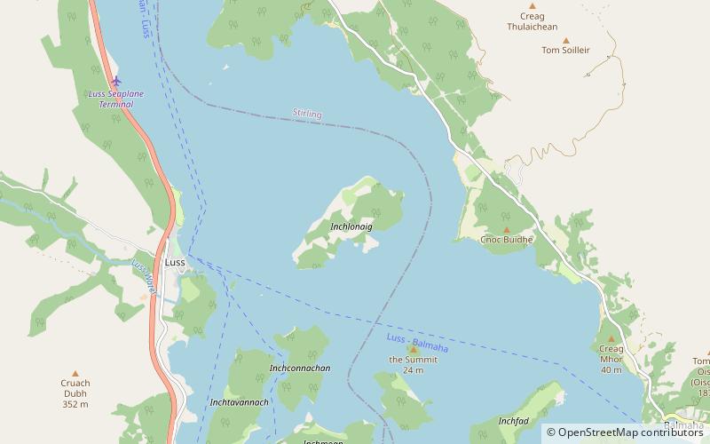 Inchlonaig location map