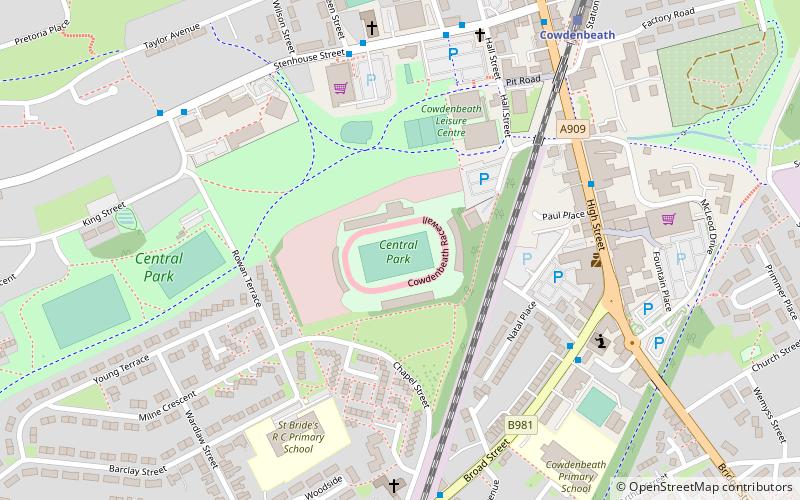 Central Park location map
