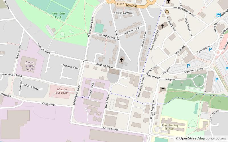 St. Mungo's Parish Church location map