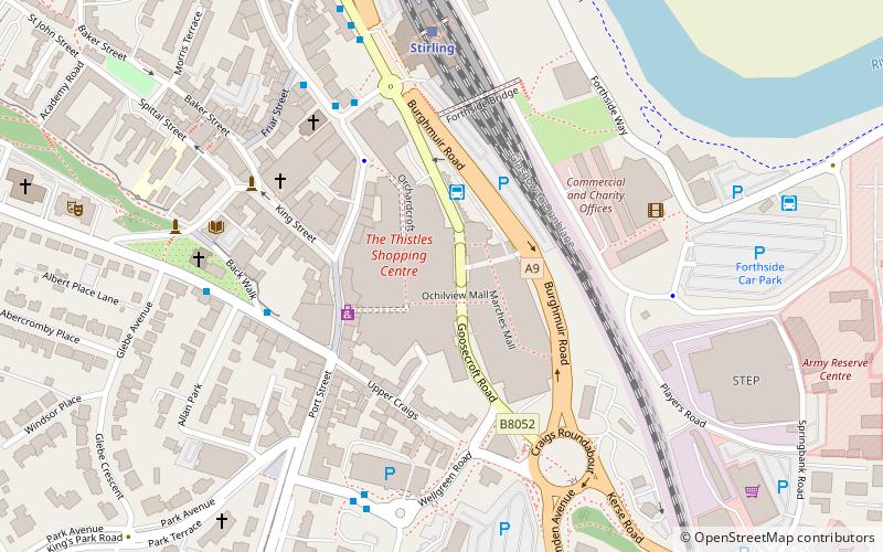 Thistles Centre location map
