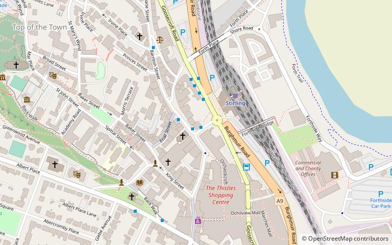 blackfriars stirling location map