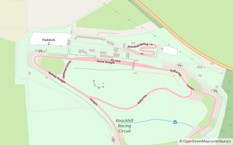 Knockhill location map