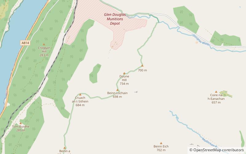 Luss Hills location map