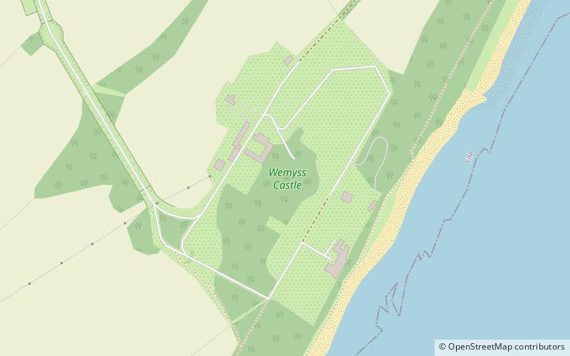 Wemyss Castle location map