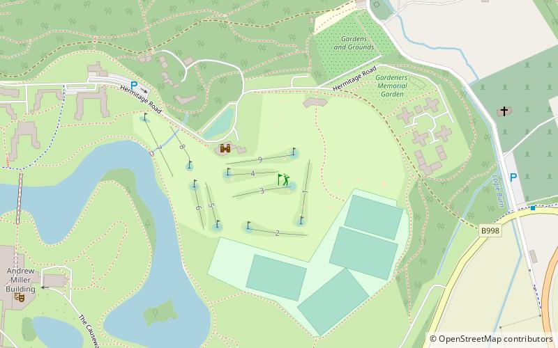 airthrey golf club location map