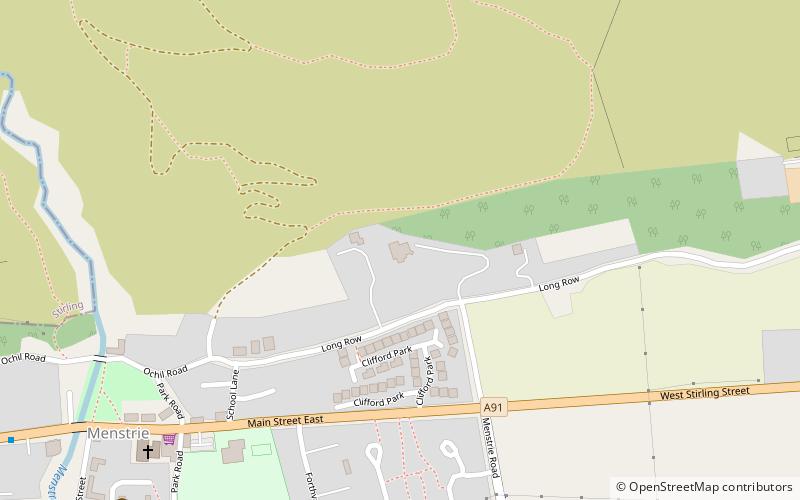 Broomhall Castle location map