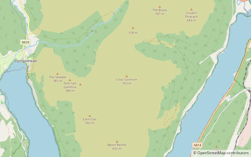 Cnoc Coinnich location map