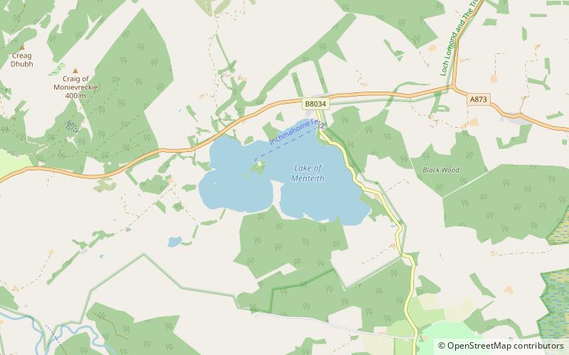 Lago de Menteith location map