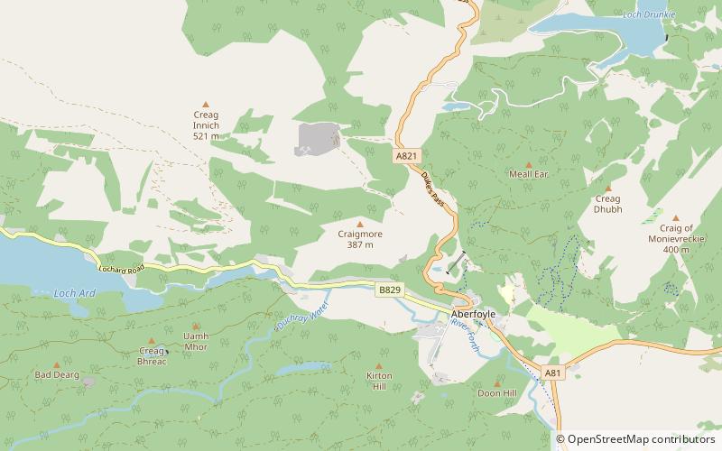 Craigmore Hill location map