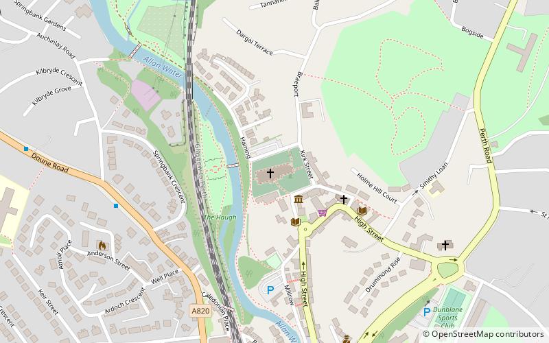 Dunblane Cathedral location map