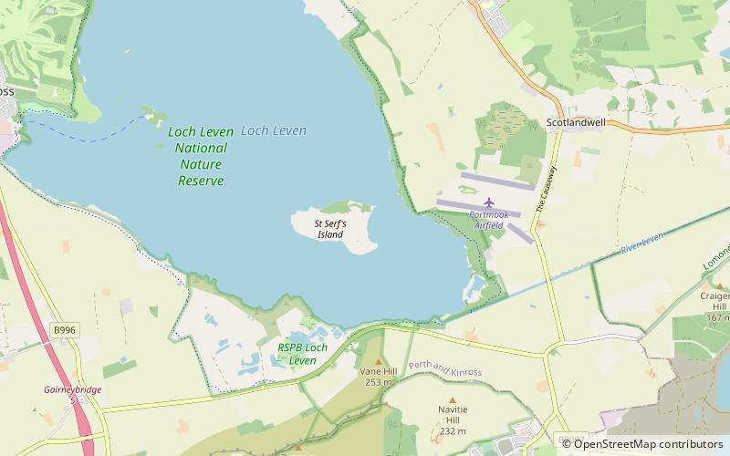 St Serf's Inch location map