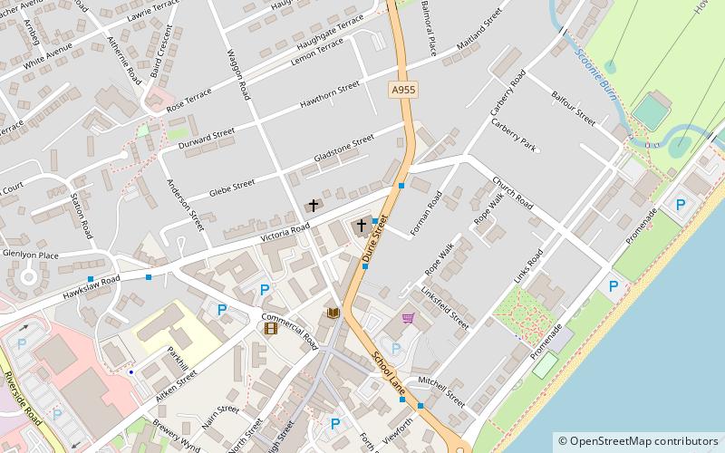 Leven Parish Church location map