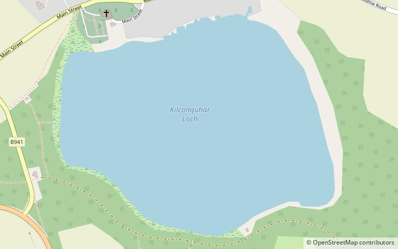 Kilconquhar Loch location map