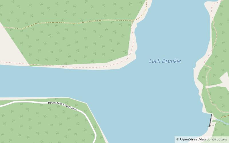 Loch Drunkie location map