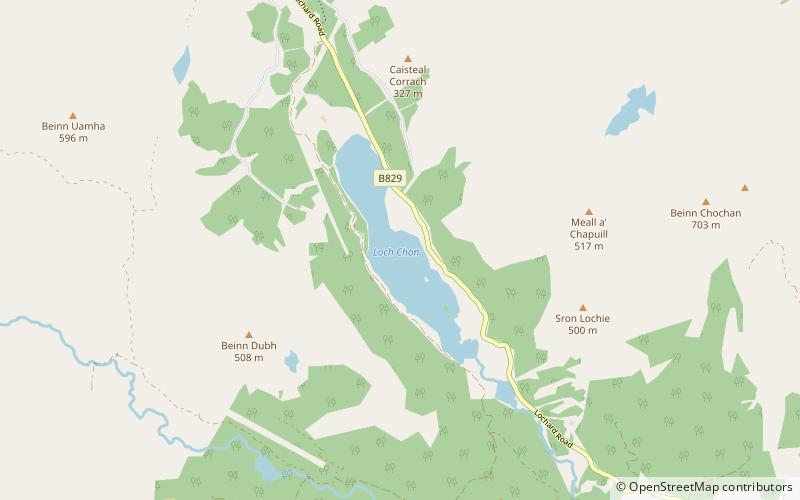 Loch Chon location map
