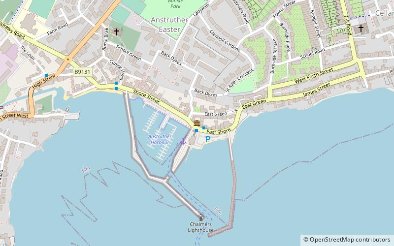 Scottish Fisheries Museum location map