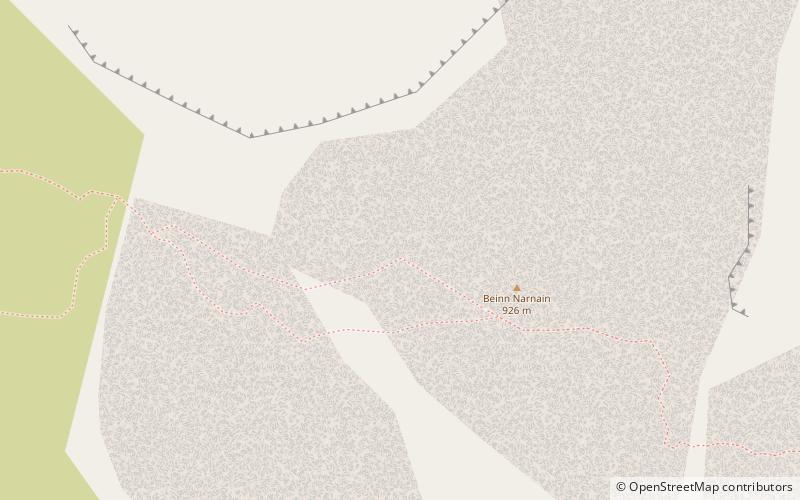 Beinn Narnain location map