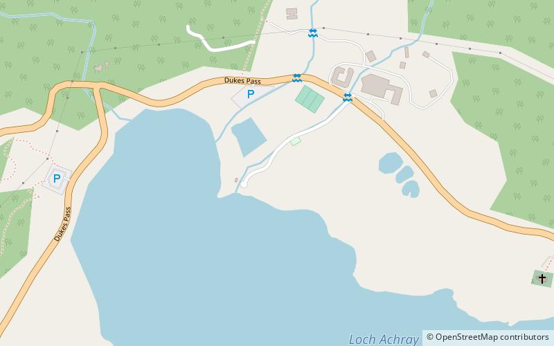 Trossachs location map
