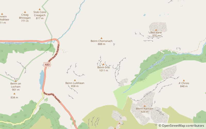 Beinn Ìme location map