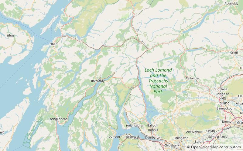 Binnein an Fhidhleir location map