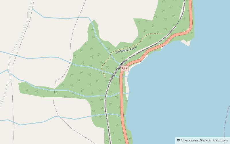 Creag-an-Arnain Viaduct location map