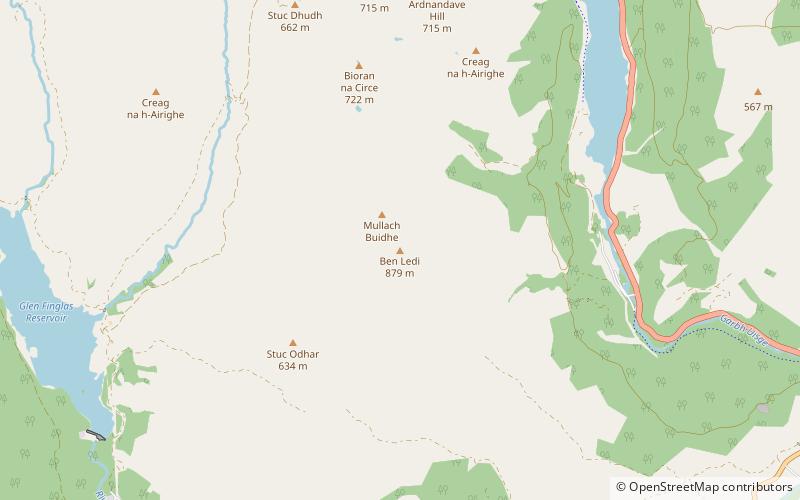 Ben Ledi location map