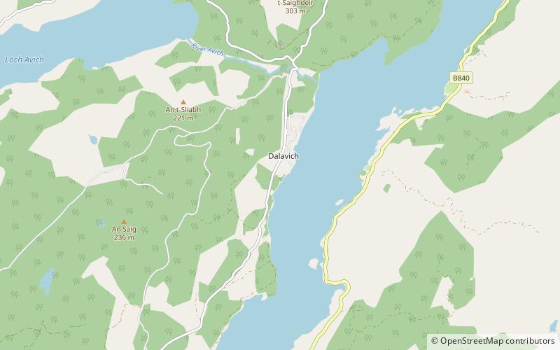 Dalavich Church location map