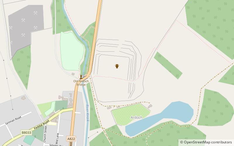 Kastell Ardoch location map