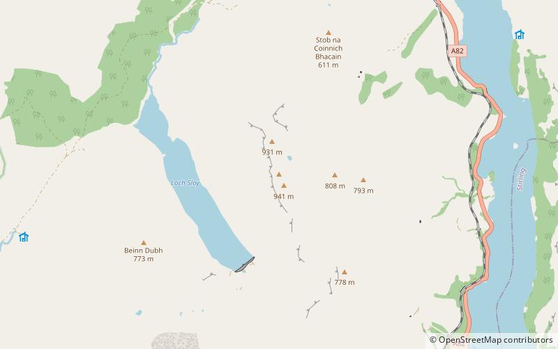 Ben Vorlich location map