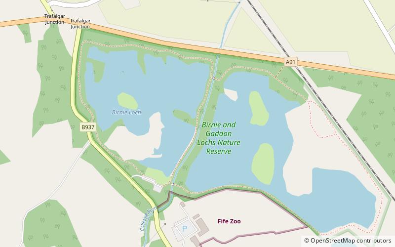 Birnie Loch location map