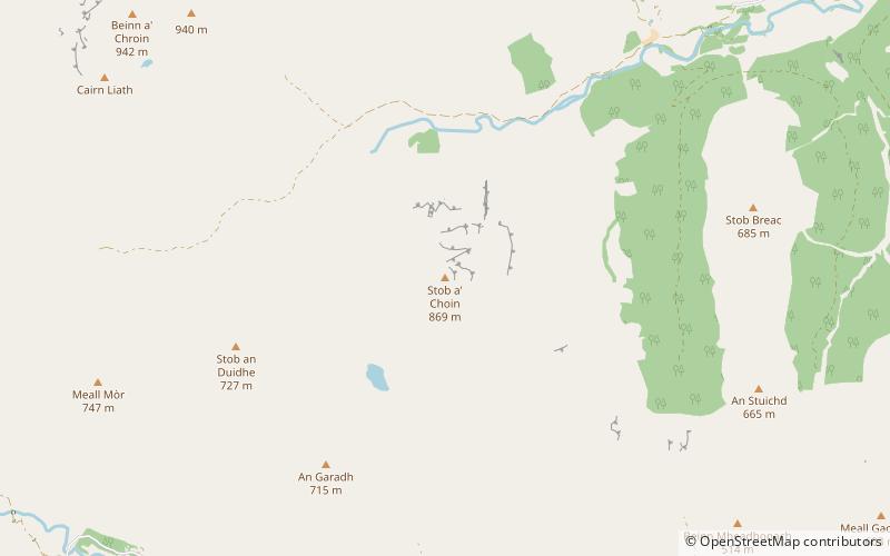 Stob a' Choin location map