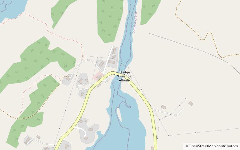 Clachan Bridge location map