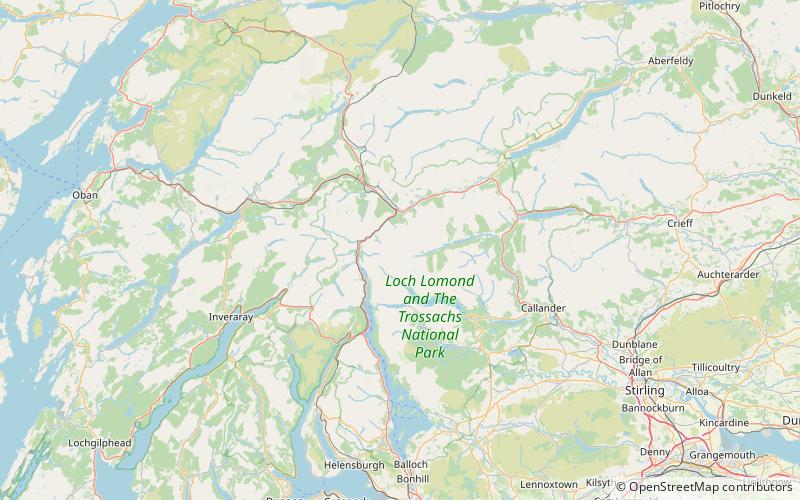 Beinn a’ Chroin location map