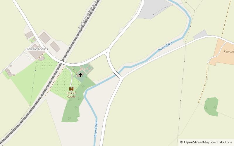 Dairsie Bridge location map