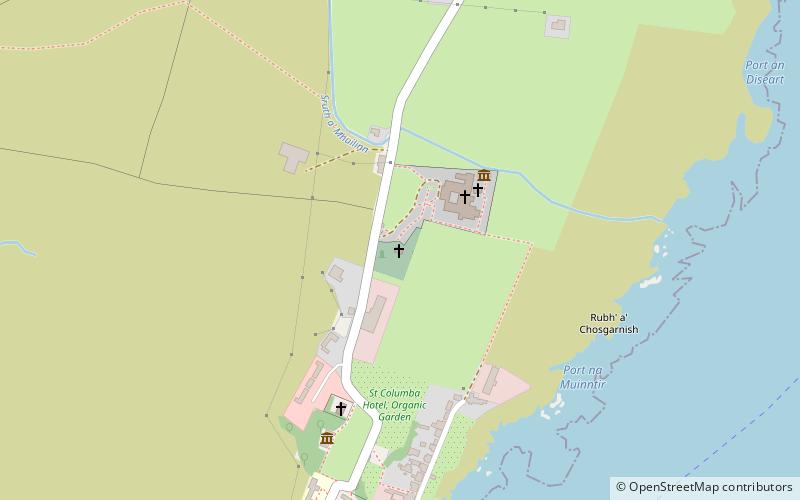 St Oran’s Chapel location map