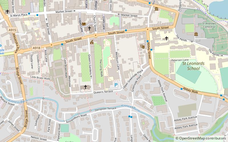 University of St Andrews School of Medicine location map